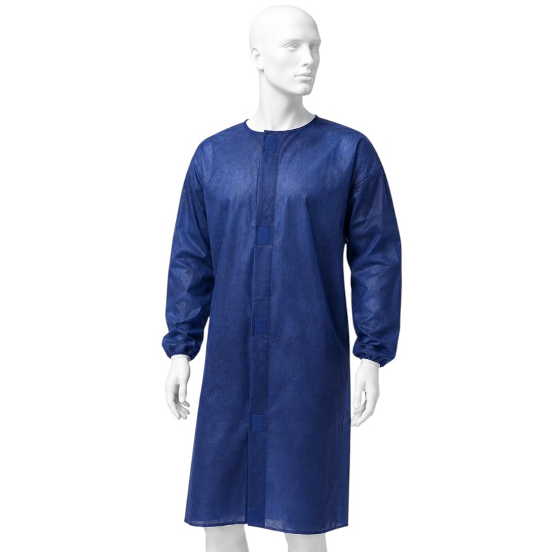 Blouse - Non-tissé - Fermeture velcro - 40gr/m² - Bleue - XXL